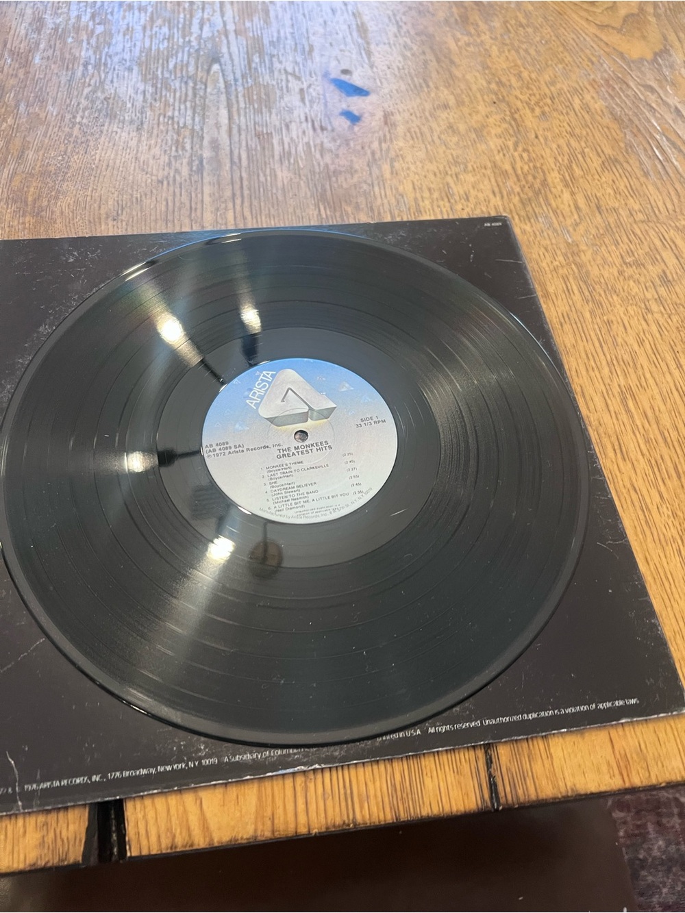 The Monkees Greatest Hits Vinyl Album - Red & Orange Cover - Picture 3 of 4